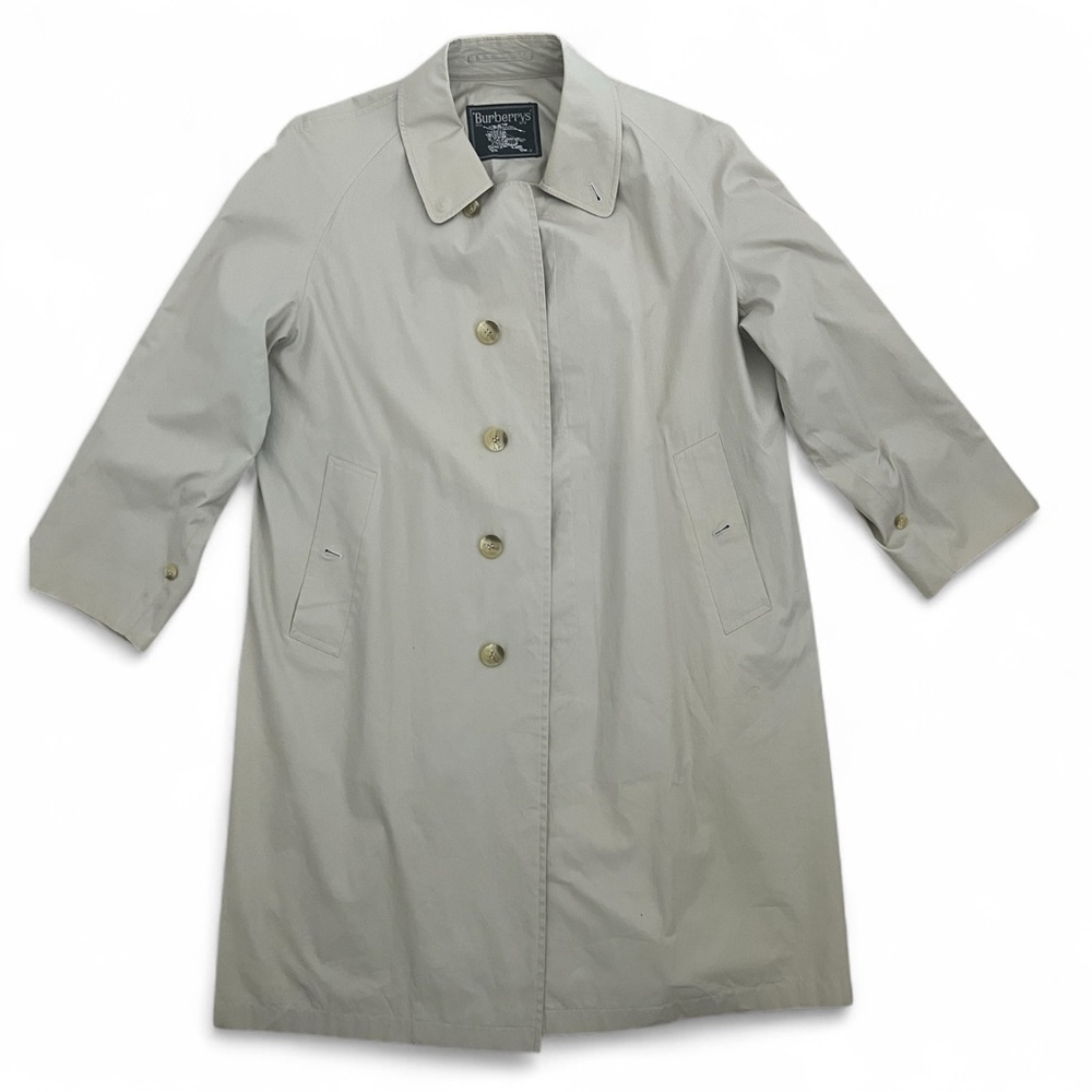 Vintage Burberrys Beige Trench Coat Made in Japan